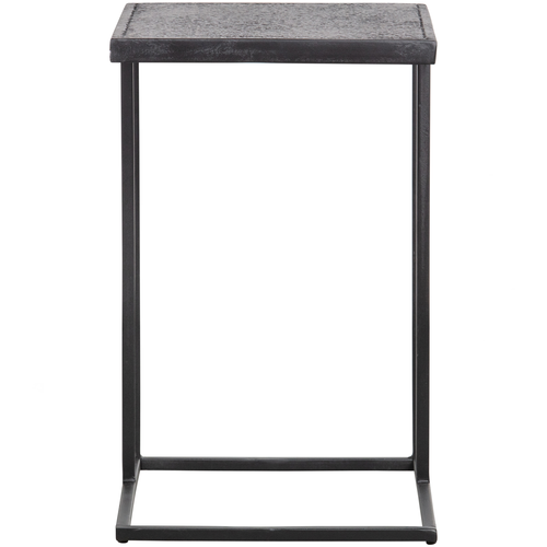 WOOOD bijzettafel u-vorm buiten Feba - Metaal - Zwart - 55x45x35 - vtwonen shop