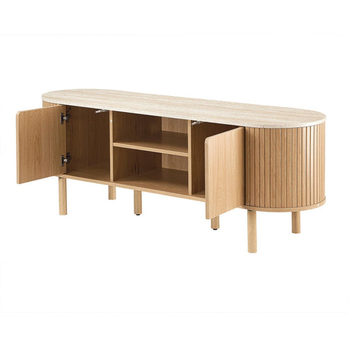Calicosy - TV-meubel HELIOS - licht hout 140x40x52 cm