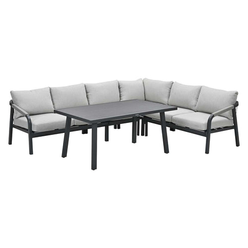 Garden Impressions lounge dining set Tarera donker grijs 5-delig - vtwonen shop