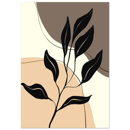 Artfulprints Poster Boho – Graphic nature   - A4 21x29.7 cm - Meerkleurig