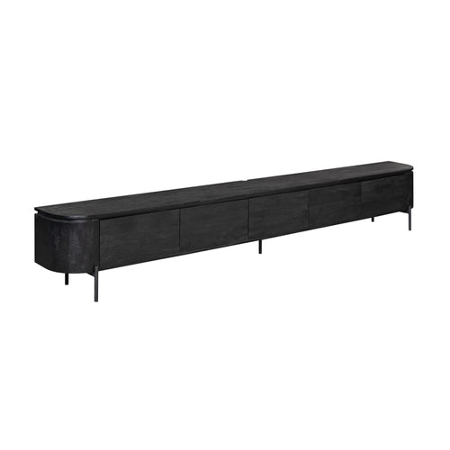 Starfurn - Tv meubel Excellent - Zwart - 35x280x30 cm
