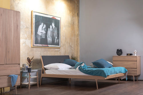 Gazzda Fawn Drawer Eikenhouten Ladekast - Whitewash - vtwonen shop