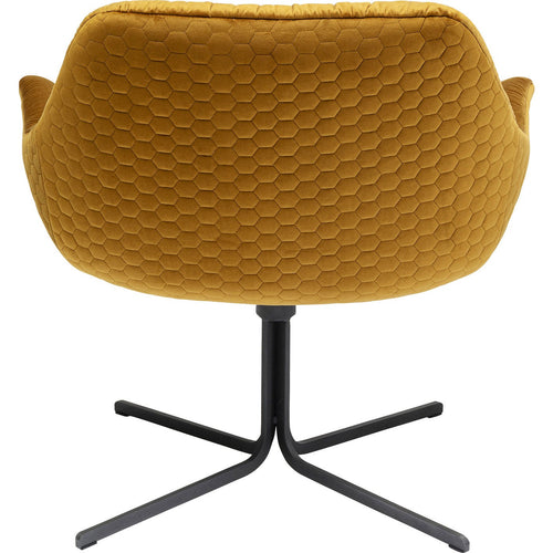 Kare Design Draaifauteuil Bristol Geel - vtwonen shop