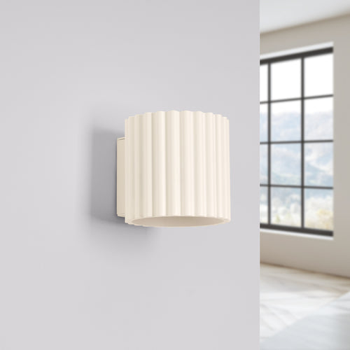 Sollux Lighting Wandlamp AURA beige G9 - 10x12x10cm