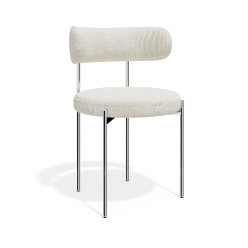 Premium Interiors - Set van 2 stoelen MUSE - corduroy crème 52cm