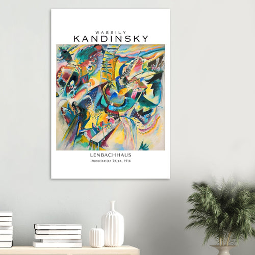Artfulprints  Wassily Kandinsky - Improvisation Gorge   poster 50x70 cm