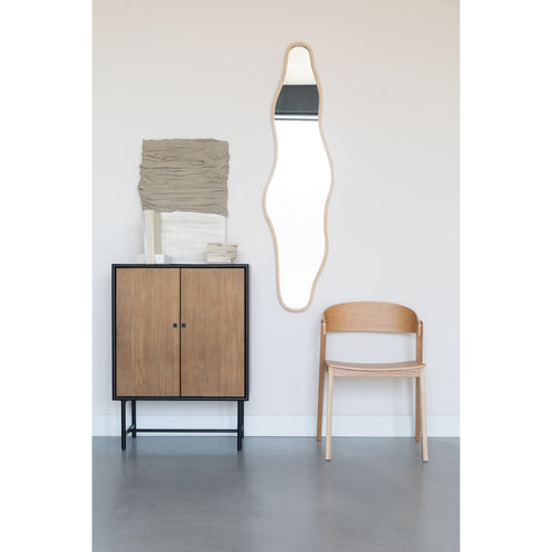 Housecraft Living Zem Spiegel/ Wandspiegel Organisch Bamboehout 150x40 cm - Beige - vtwonen shop