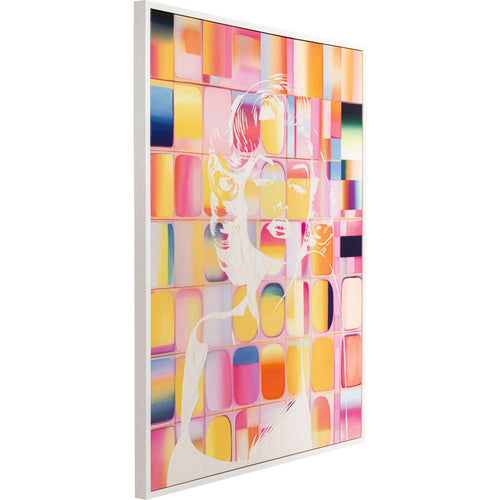 Kare Design Schilderij Diva Pixel 90x120cm - vtwonen shop