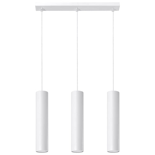 Sollux Lighting Hanglamp LAGOS 3L wit - 45x6x90cm