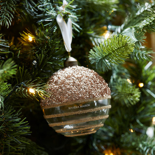 Rivièra Maison The Holidays Sparkle Ornament Dia10 - Glas - Goud - vtwonen shop