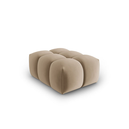 Cosmopolitan Design - Poef Verona flueel zand - 85x60x40cm