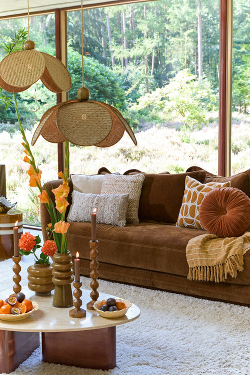 Light & Living kussen JOLITA - 45x45cm - bruin - vtwonen shop