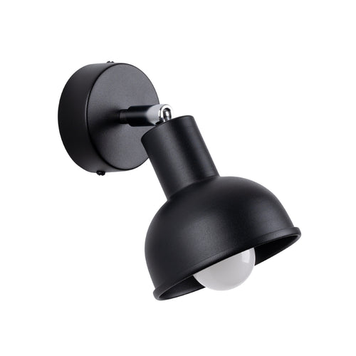 Sollux Lighting Wandlamp ELBA zwart - 19x11x17cm