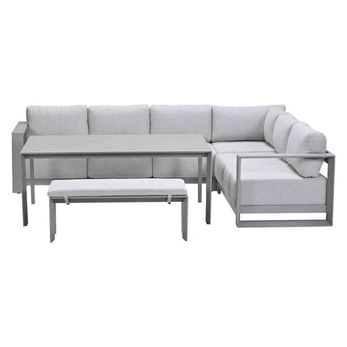 Garden Impressions lounge dining set Malakka taupe - valley sand - 6-delig