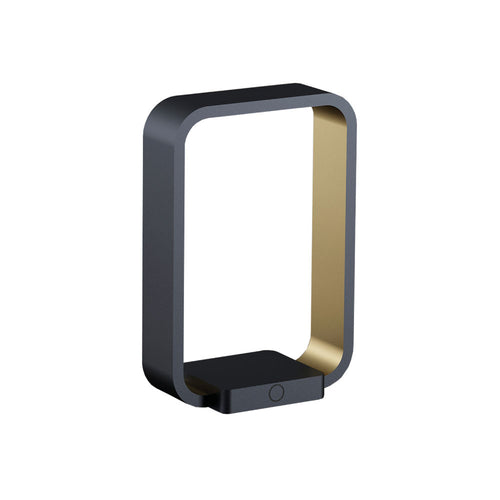 Artdelight tafellamp Modesto - 1 lichts - 7.5  x 20   cm - zwart goud