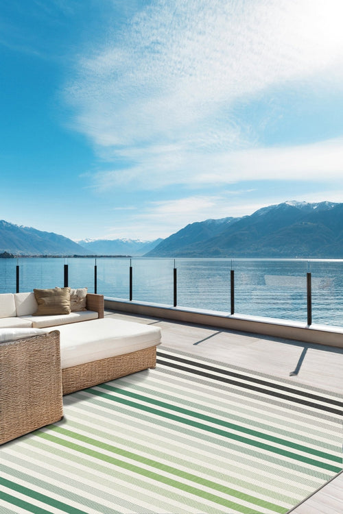 AFK Living vloerkleed Kadence - voor binnen en buiten - groen - 120 x 170 cm - vtwonen shop