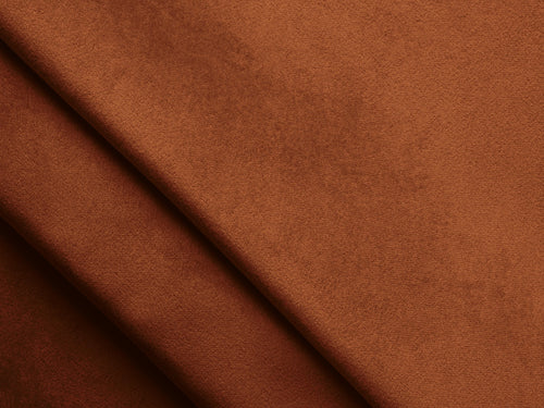 LaMiaSofa Modulaire hoekbank rechts Belluno - velours - terracotta - 258x178x75