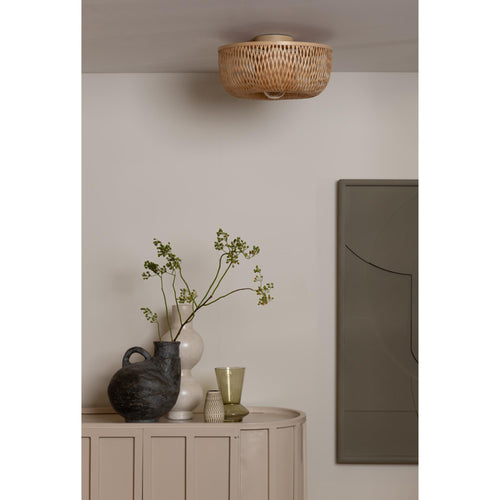 GOOD&MOJO plafonniere BARBADOS - bruin - Ø35cm - vtwonen shop