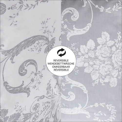 Laura Ashley Dekbedovertrek Tweepersoons Josette Steel 200cm x 200cm