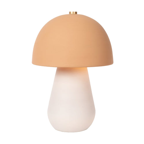 Atmooz tafellamp Sacha - gebroken wit - terracotta - Ø 25 x H 38 cm - E27