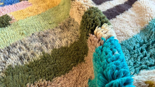 AFK Living vloerkleed Berber - handgemaakt - Wol - 250 x 350 cm
