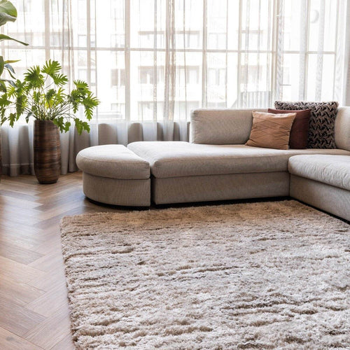 Interieur05 Hoogpolig vloerkleed Fender wit/creme - 200 x 290 cm