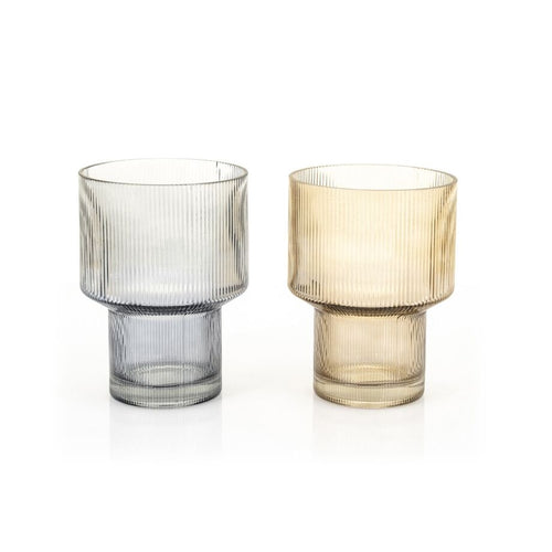 FurniLux Riba 1 vaas - Brown - 15x15x19.5 cm - vtwonen shop