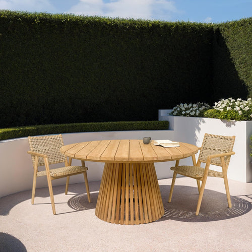 Livingfurn tuinstoel Stacking - bruin - 58x63.5x84.5 - vtwonen shop