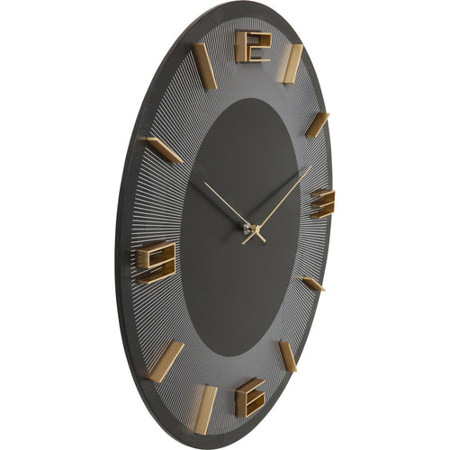 Kare Design Wandklok Leonardo zwart