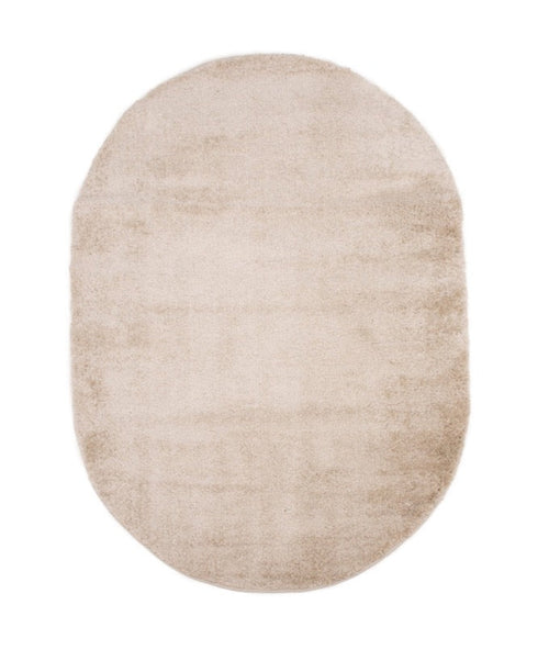 Rebellenclub vloerkleed dorris - ovaal 230x160 - beige - vtwonen shop