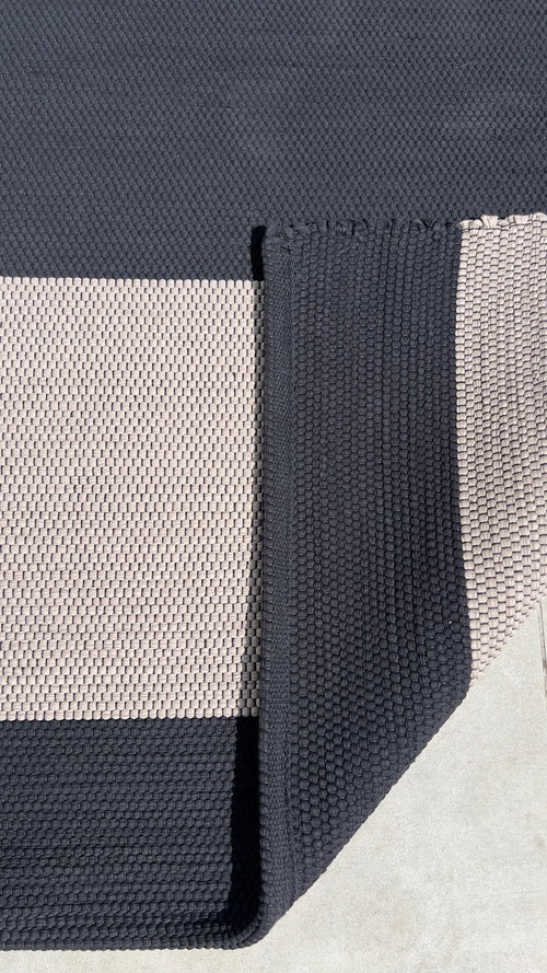 AFK Living vloerkleed Tiago - handgemaakt - Gerecycled katoen - 140 x 200 cm - vtwonen shop