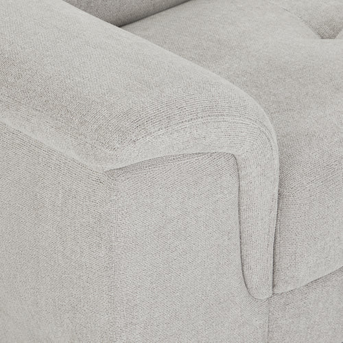 Furnhouse chaise longue bank links Betis - Grijs - Stof - 95x290x90