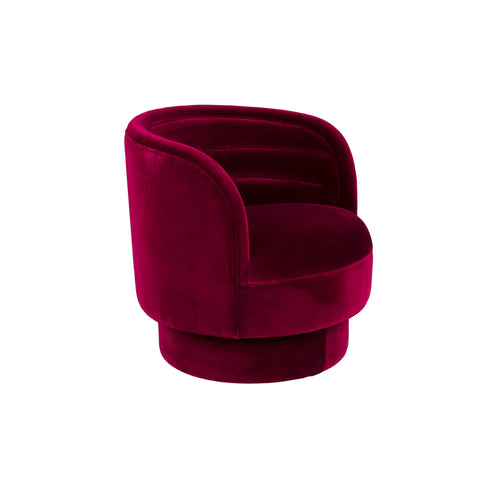 Dutchbone Dorothy Fauteuil Velvet Rood - vtwonen shop