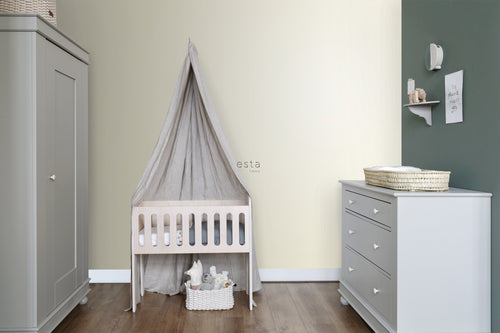 ESTAhome behang kleine stipjes crème beige en zilver - 53 cm x 10.05 m - 137313