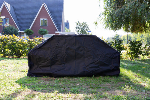 MaximaVida picknicktafel beschermhoes London 150 cm - 180 cm zwart - zware uitvoering - vtwonen shop