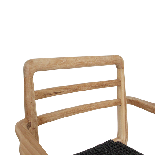 Raw Materials tuinstoel met armleuning Verano - Zwart - vtwonen shop