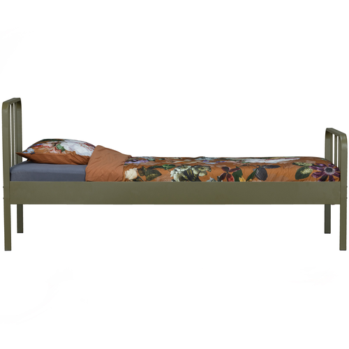 WOOOD bed Mees - Metaal - Army - 90x208x95 - vtwonen shop