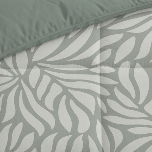 Byrklund - Dekbed Clean Leaves - 240x200 cm - Groen