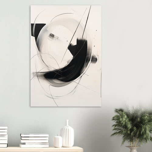 Artfulprints  Abstract - Chique brush 5   poster 70x100 cm