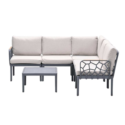 Garden Impressions loungeset Hareno antractiet - 6-delig