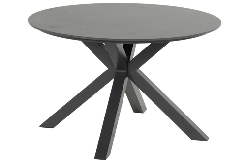 Hartman Tuintafel Xander - Zwart Keramiek - Ø120x75cm