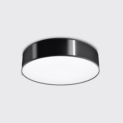 Sollux Lighting Plafondlamp ARENA 55 zwart - 55x55x11cm