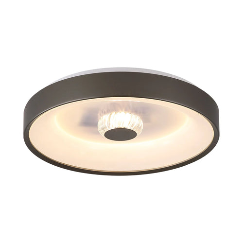 Searchlight plafondlamp Polka - 1 lichts - 38.5  x 7.5   cm - brons