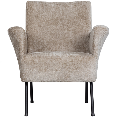 BePureHome fauteuil Muse - Geweven stof - Naturel - 77x73x70 - vtwonen shop