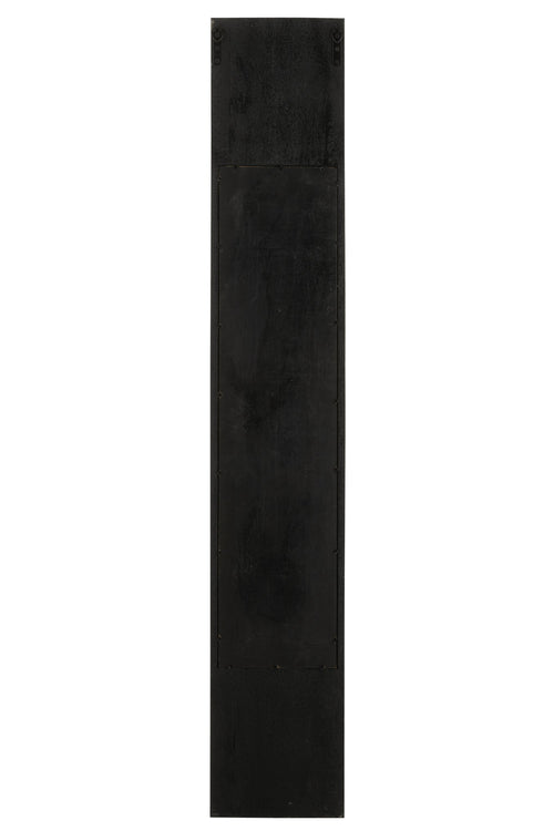 J-Line spiegel - hout - zwart - large