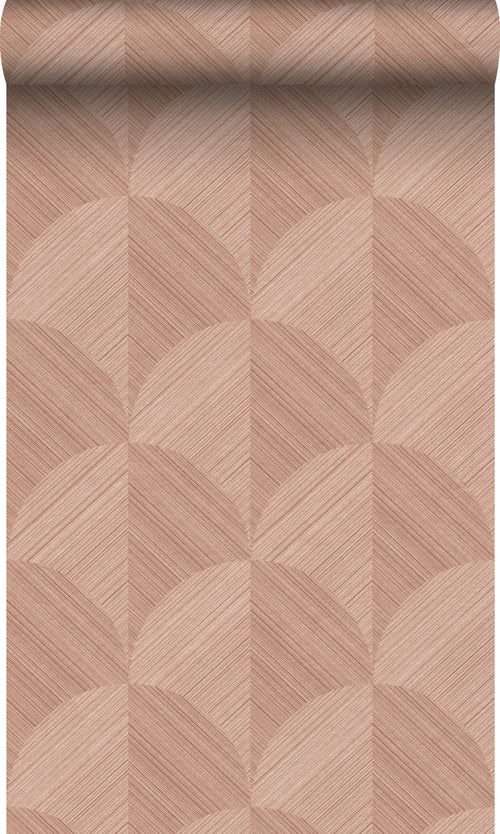 Origin Wallcoverings behang 3D-motief terracotta roze - 0.53 x 10.05 m - 347937 - vtwonen shop