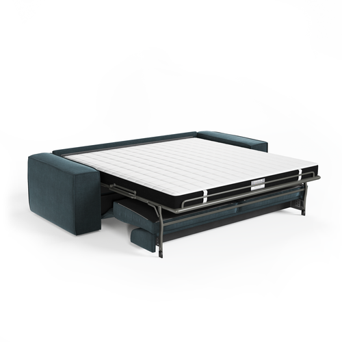 Sia Home - Rechte bank JOAN - Fluweel - Pauwblauw - 234cm - vtwonen shop