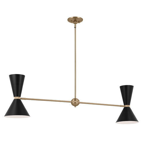 Bar Pendelleuchte Deckenleuchte Modern Champagner Bronze, Schwarz 4x E27