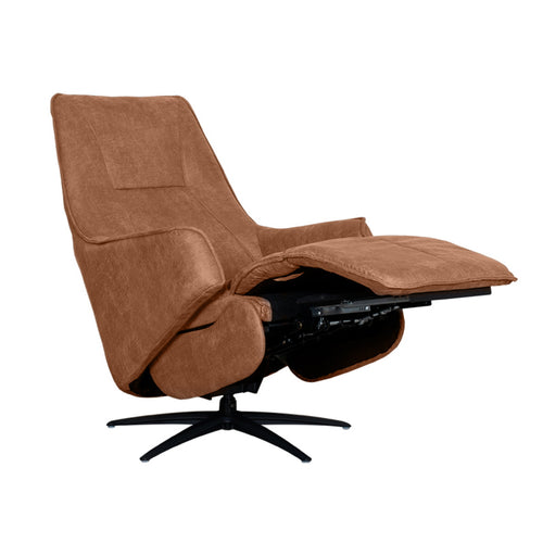 LABEL51 Fauteuil Odense Elektrisch - Cognac - Draaibaar - vtwonen shop