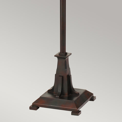 Elstead Quoizel Maybeck Tiffany Vloerlamp Valiant Brons
